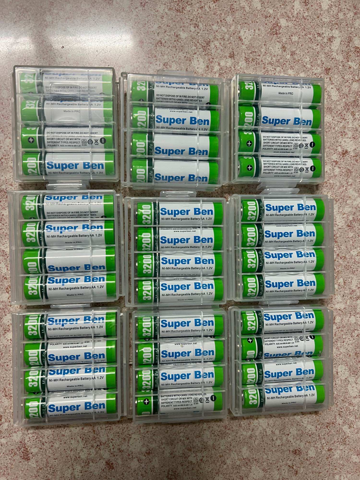 Pin sạc AA Dbacoustic 3300, pin super ben 3200