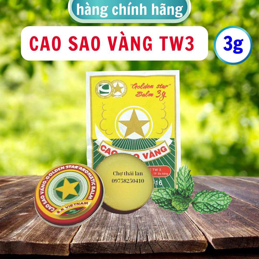 Cao sao vàng golden star 3g chính hãng
