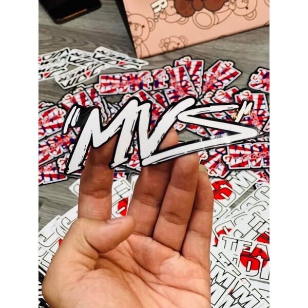 Tem Sticker Logo MVS