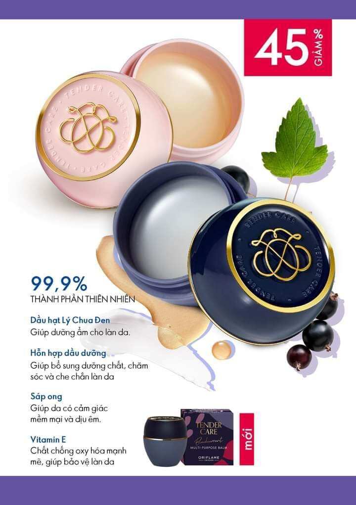 Sáp dưỡng môi, dưỡng đa năng Oriflame Trị nứt môi, thẹo dạ, da khô.