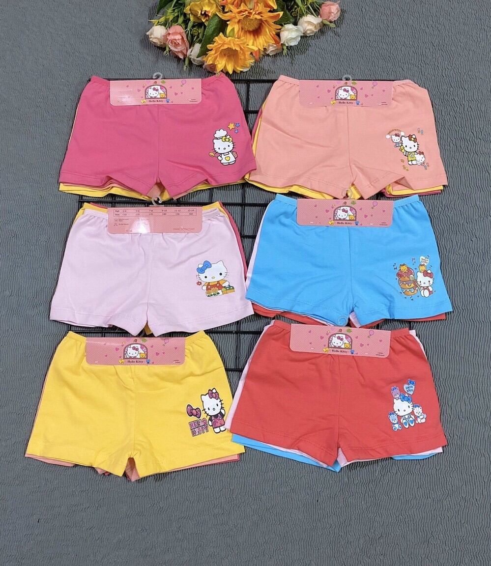Sét 3 cái Quần chip đùi cho bé gái size 10kg đến 45kg