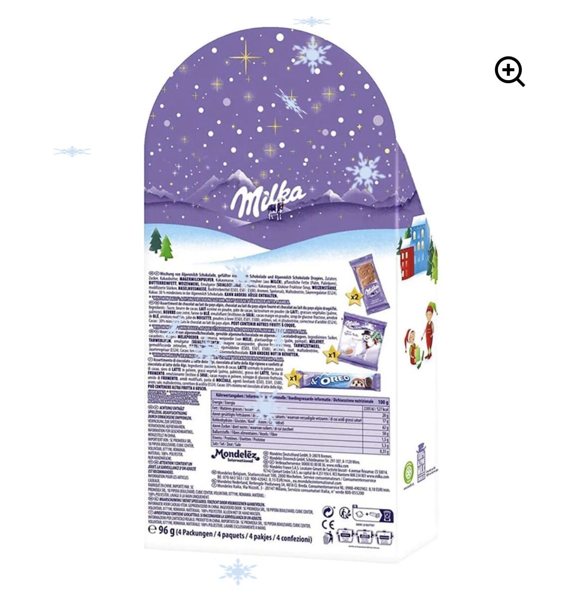 Set chocolate gấu bông Noel