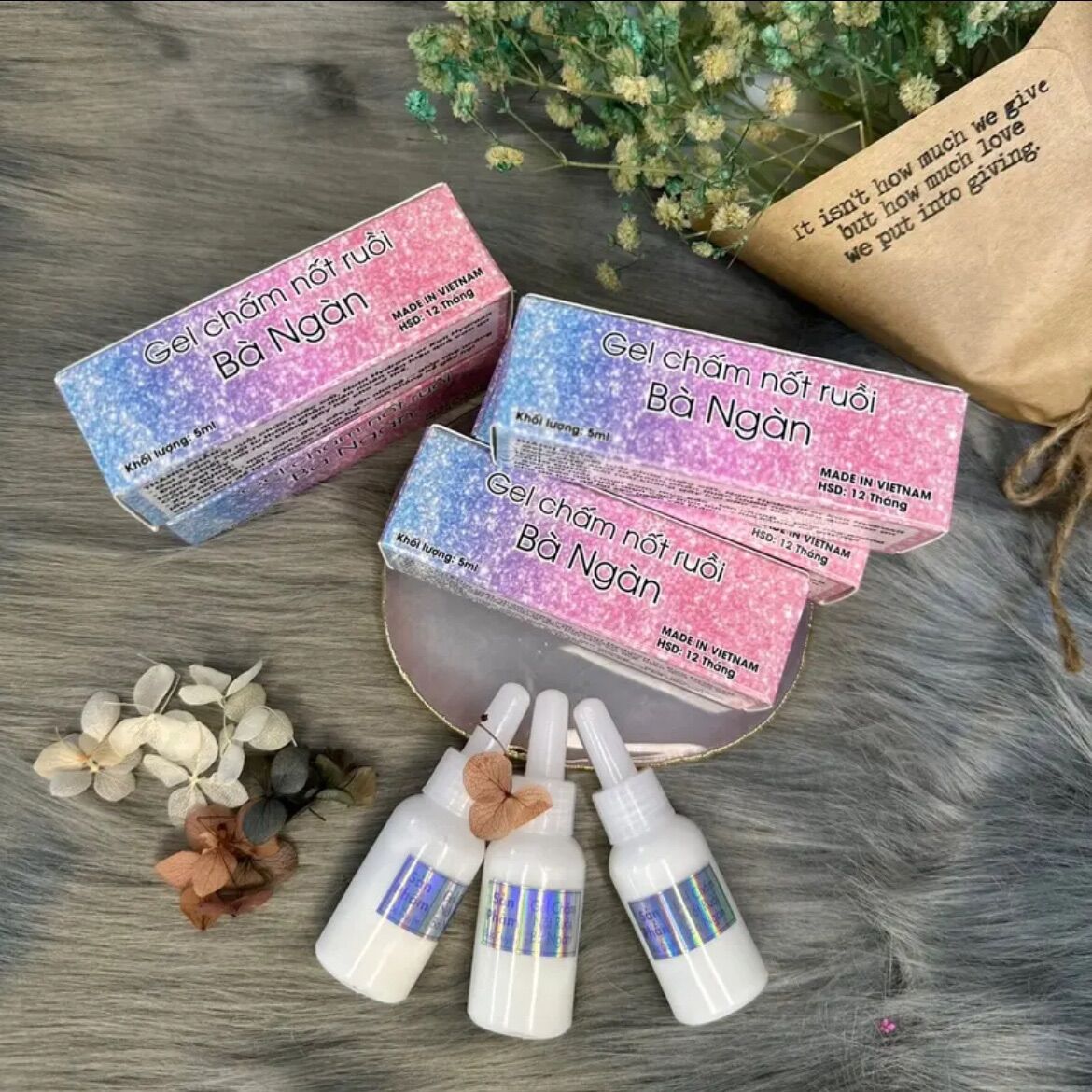  Gel tẩy xóa nốt ruồi mụn cóc mụn thịt Bà Ngàn 