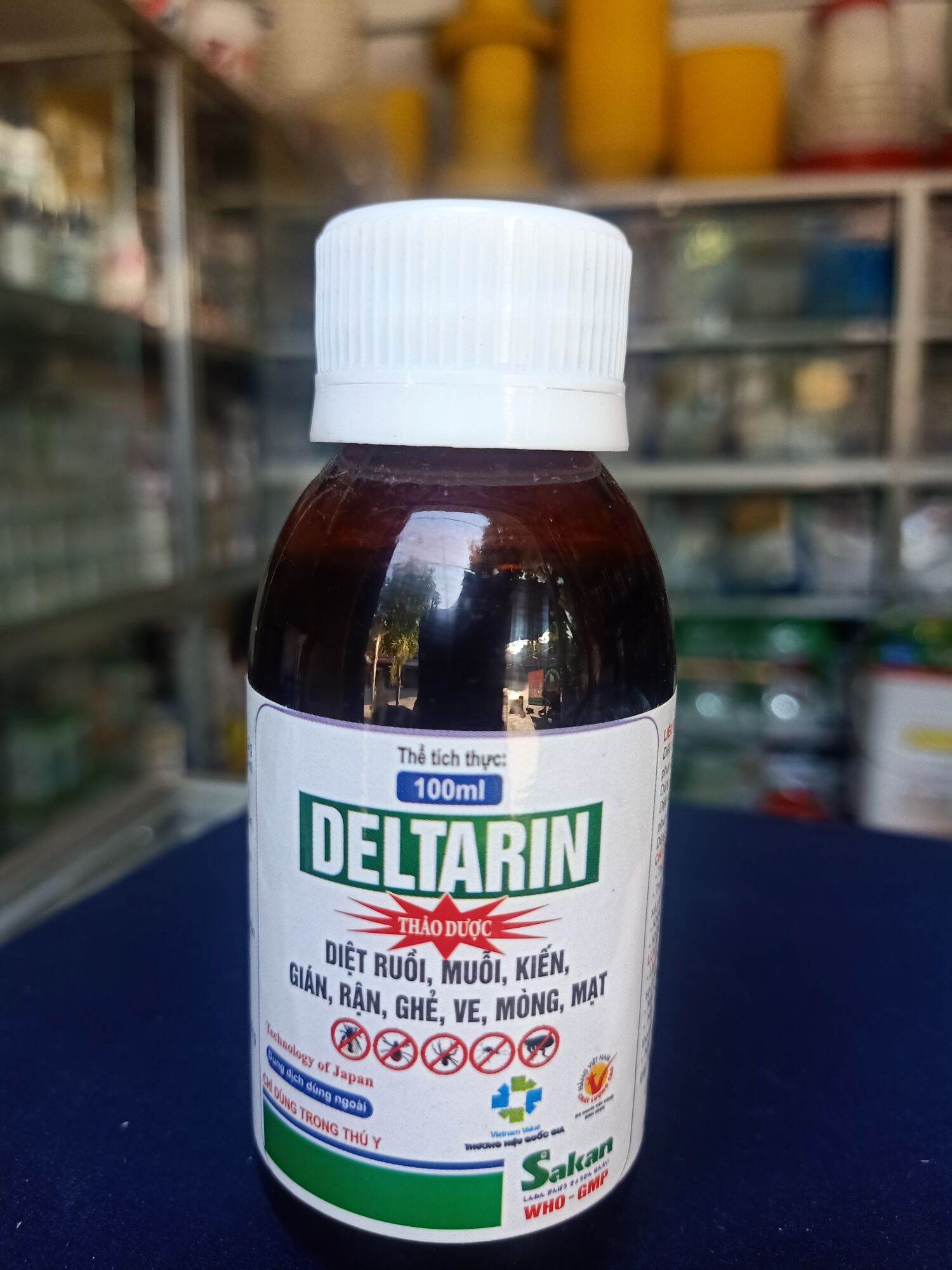 Diệt Côn Trùng ruồi, muỗi, kiến gián Deltarin chai 100ml