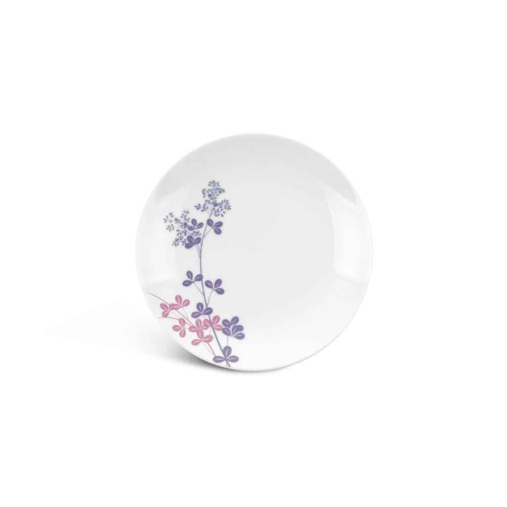 Dĩa lót chén cơm 15.5 cm cỏ tím - gốm sứ minh long