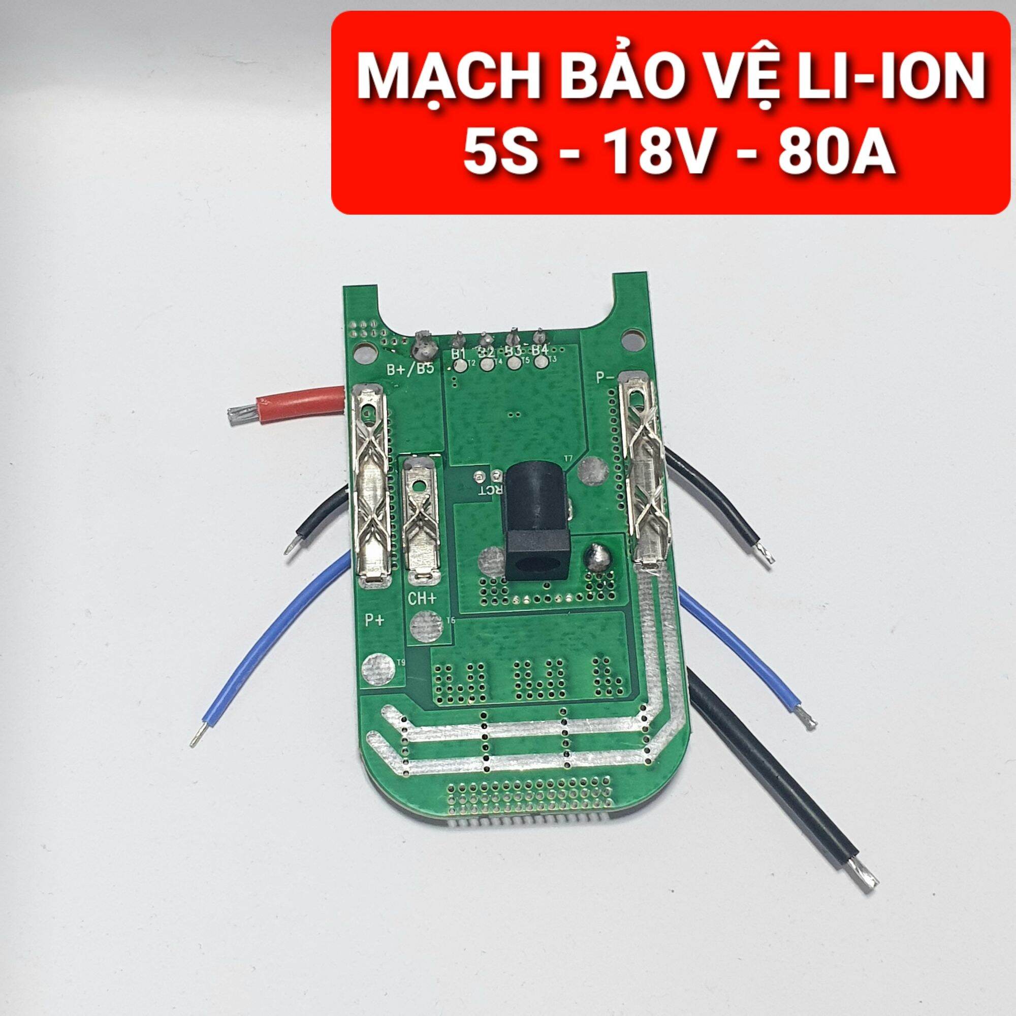 achun.vn - MẠCH BẢO VỆ PIN 5S - 18V - 21V XẢ MAX 50A