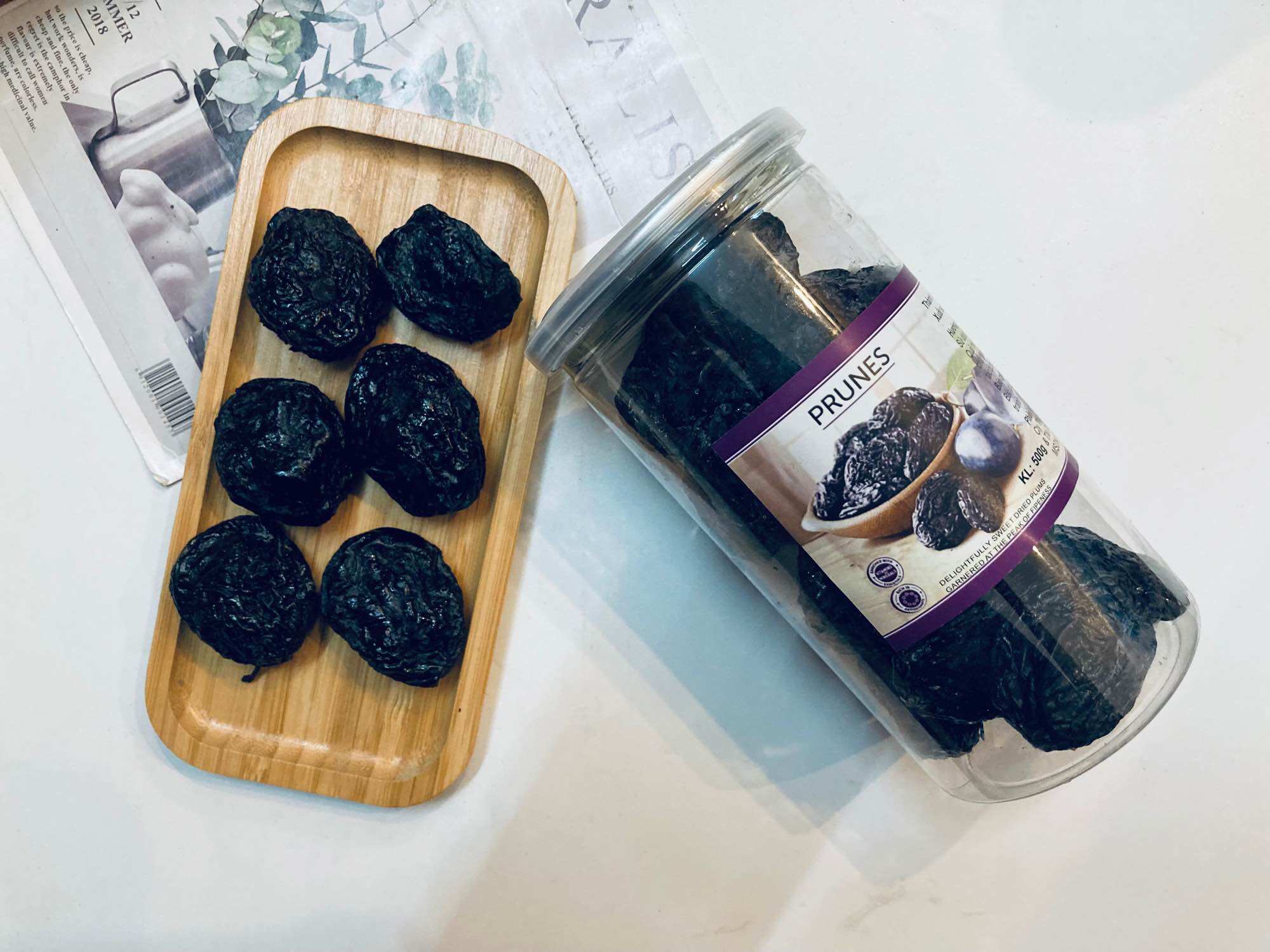 Mận dẻo sấy khô Chile 500g [Mận size bự]