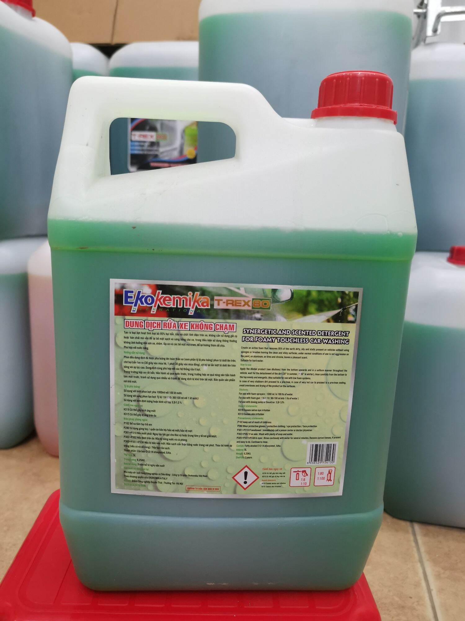 DUNG DỊCH RỬA XE KHÔNG CHẠM T-REX 80 - 5L