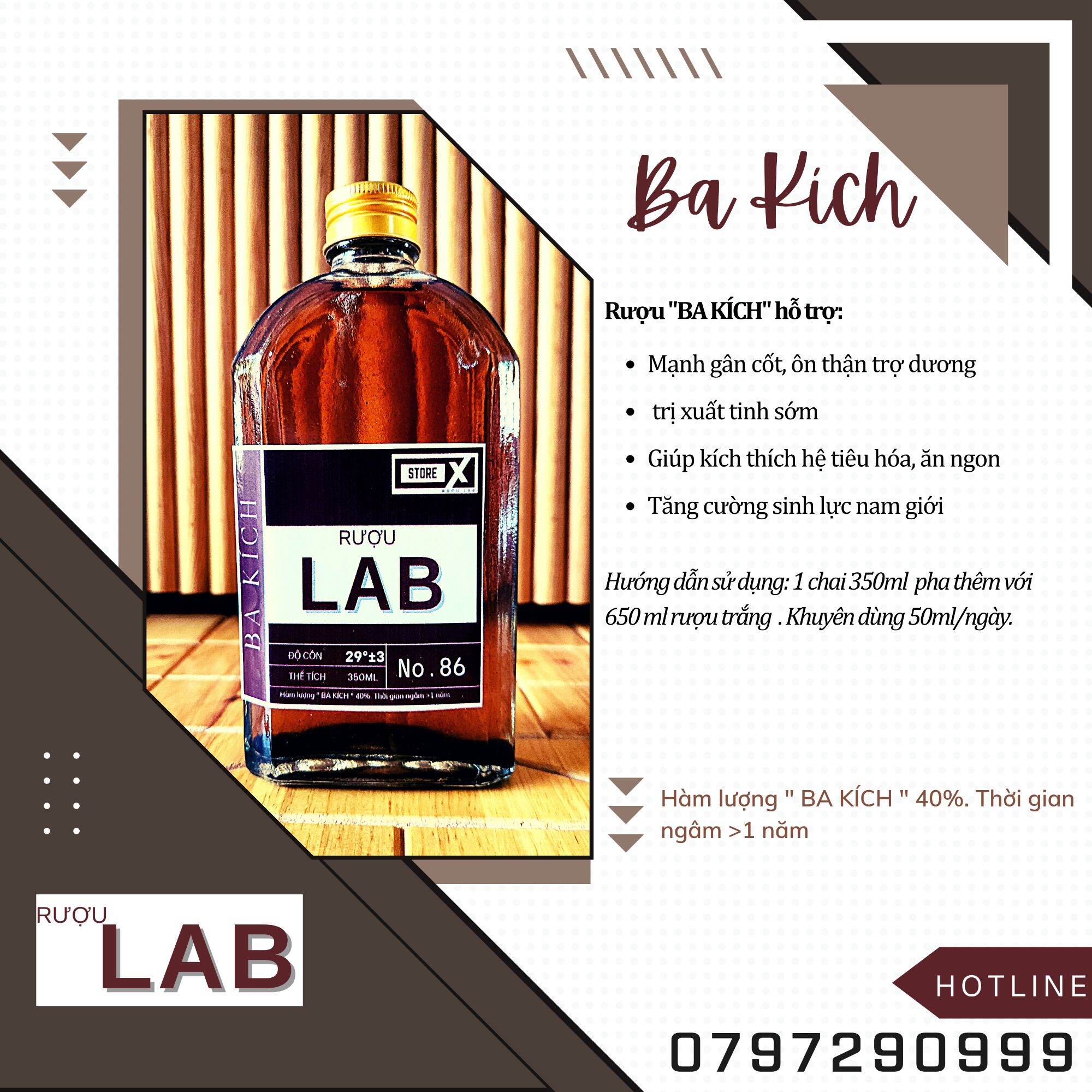 Rượu ba kích 350ml