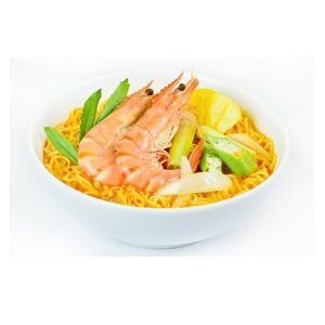 Thùng mì Gấu Đỏ tôm và gà 30 gói date mới