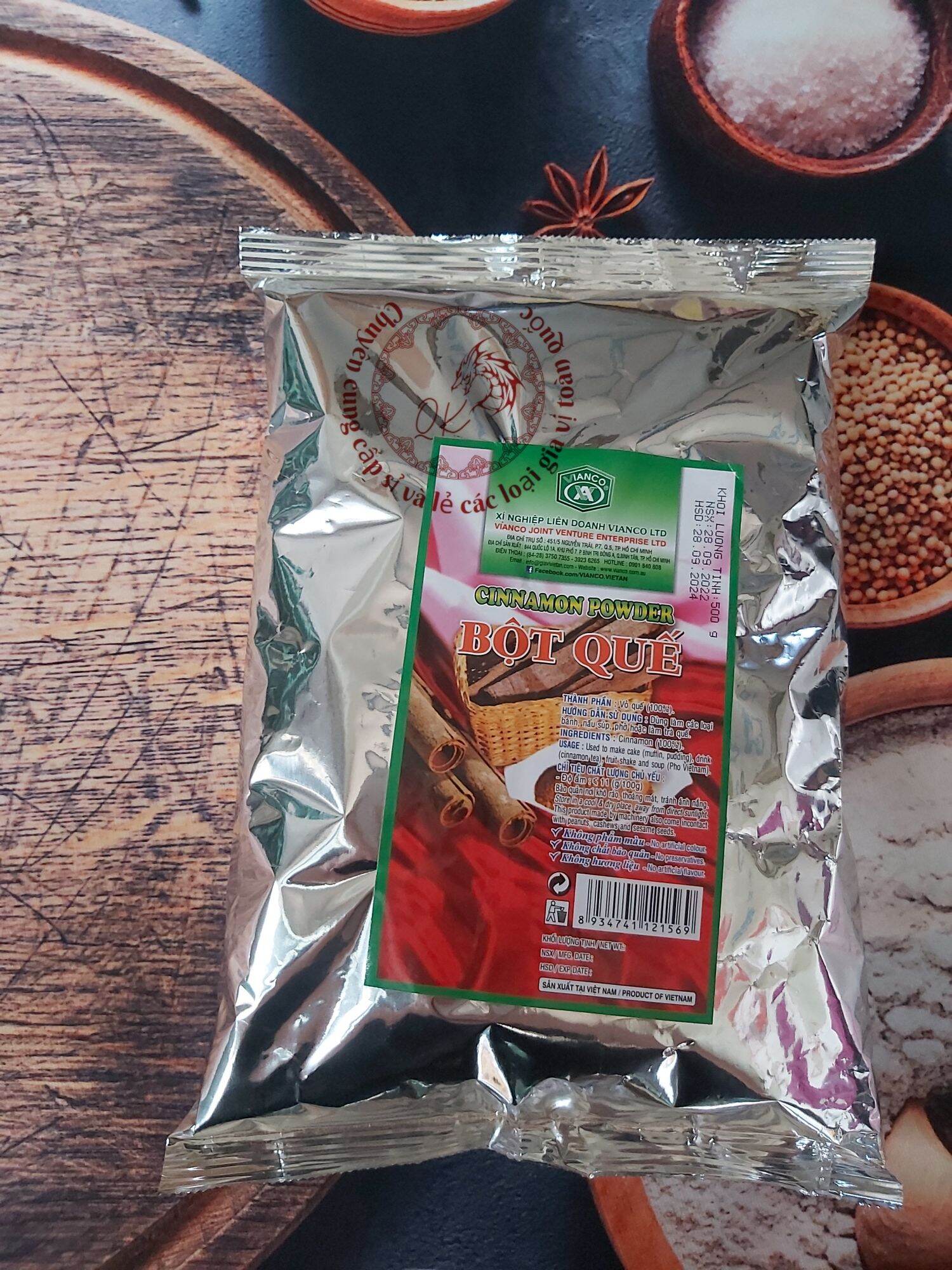 Bột quế Việt Ấn (Vianco) 500gr