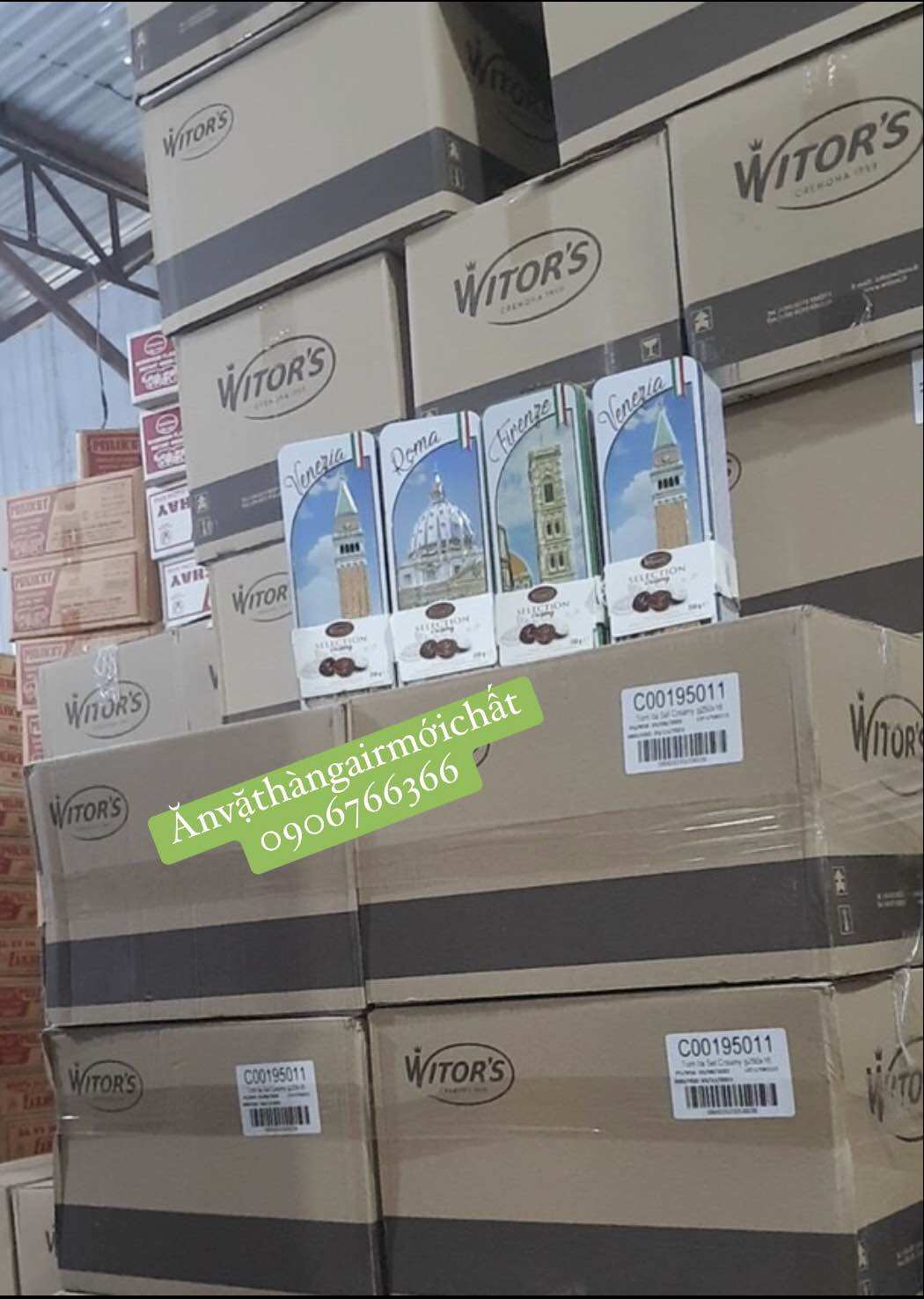 [HÀNG XỊN DATE 10/2025]Socola Ý Witor’s hộp thiếc 250 gram