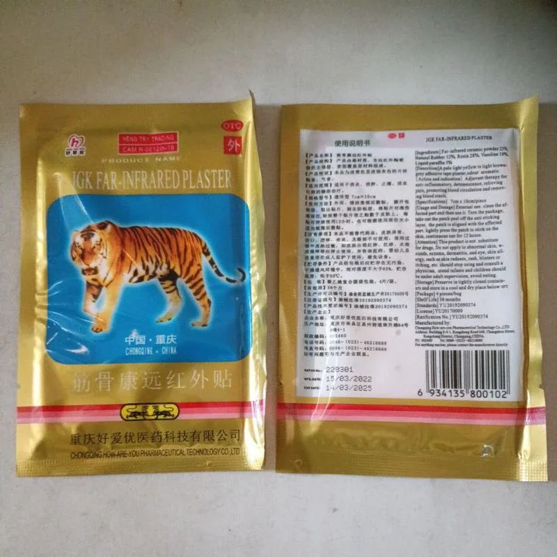 Combo 10 gói cao dán con cọp  7 chữ Thái Lan