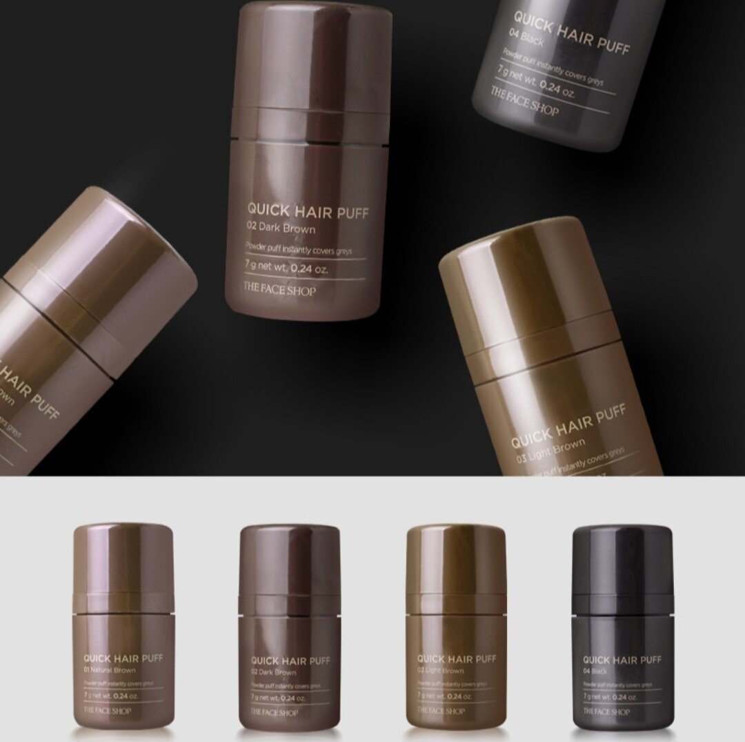 Quick Hair Puff the Face Shop Hair Concealer Powder