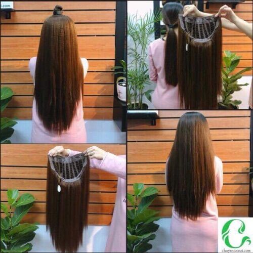 Tóc Giả Nữ Đẹp/ Tóc Giả Kẹp U Thẳng Dài Mẫu Mới