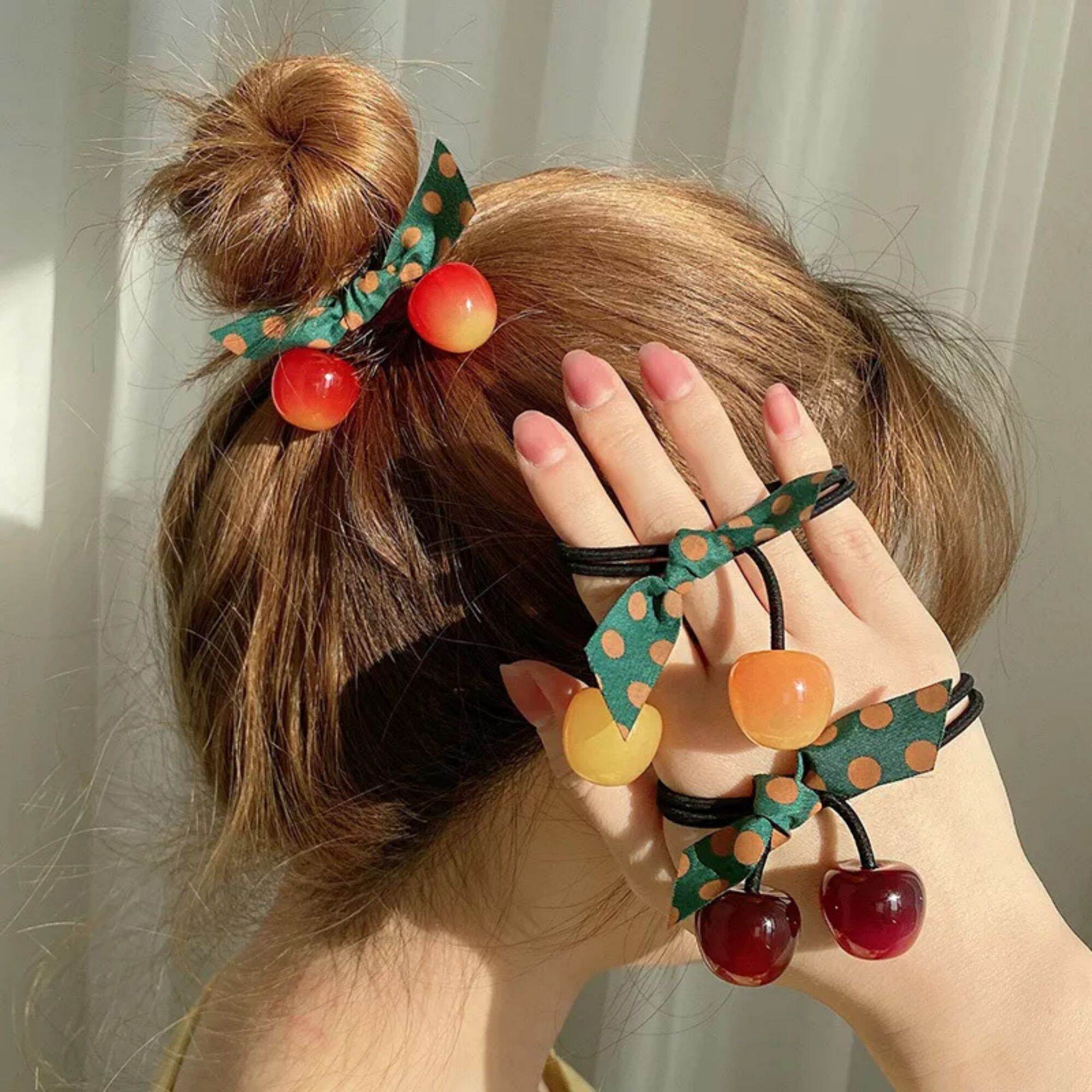 Dây cột tóc cherry loại tốt mẫu mới cho nữ