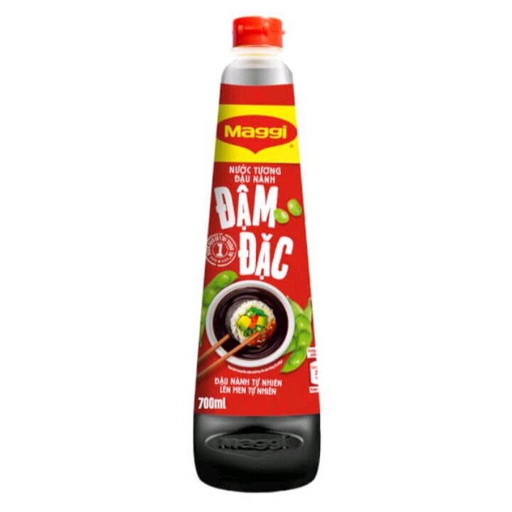 Nước Tương Đậu Nành Đậm Đặc Maggi chai 700ml