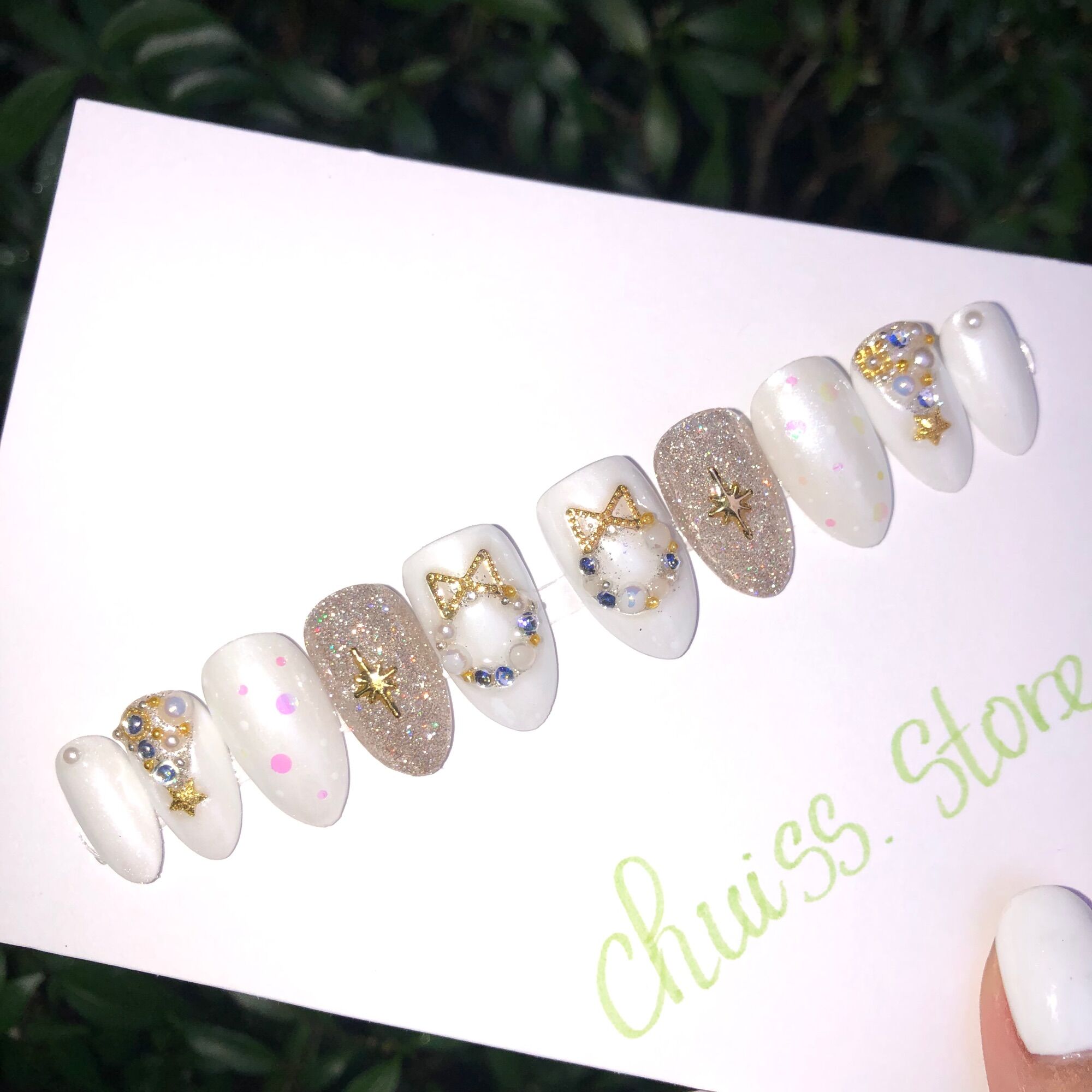 Nail box thiết kế noel, móng up giáng sinh