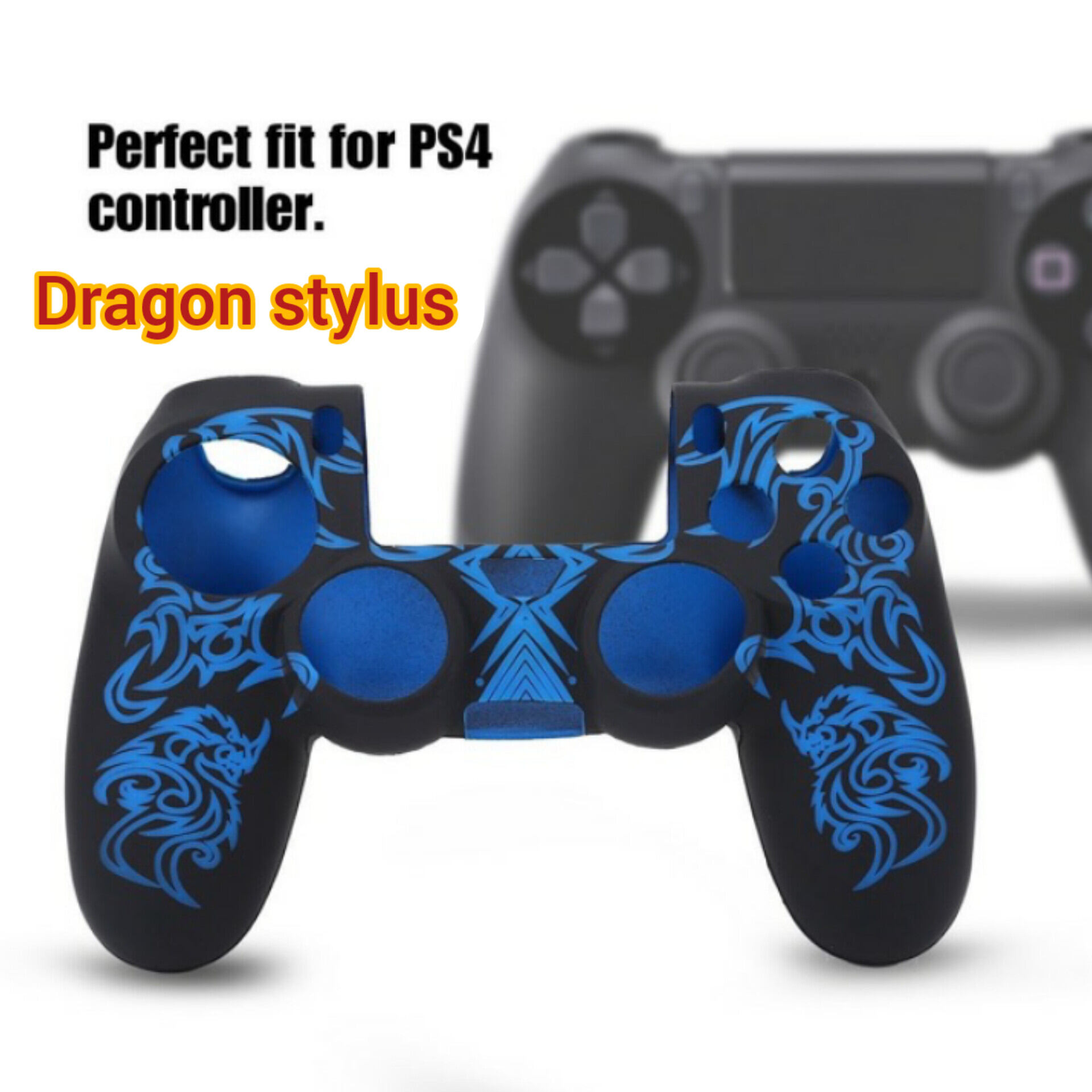 Bao Silicon Tay cầm Ps4 Dragon Stylus vỏ bọc tay ps4 dẻo mềm full nút bảo vệ tay bấm PS4 khỏi trầy xước chụp cần tay Ps4
