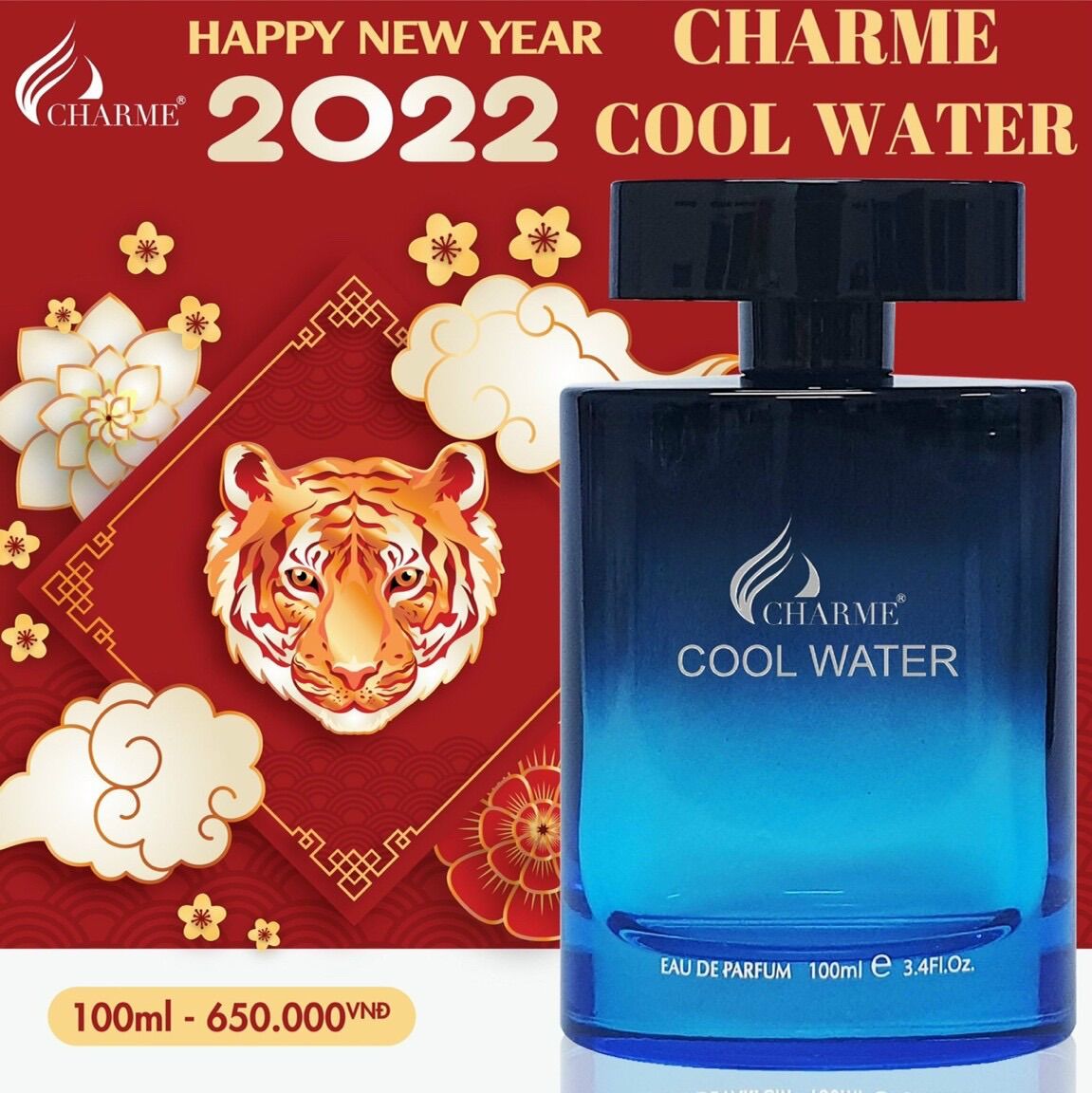 Nước hoa cool water 100ml dành cho Nam