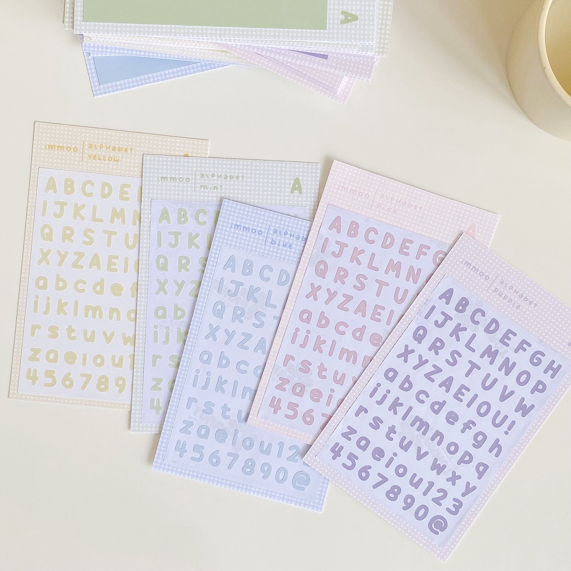 Hình dán / Sticker Alphabet | immoo |