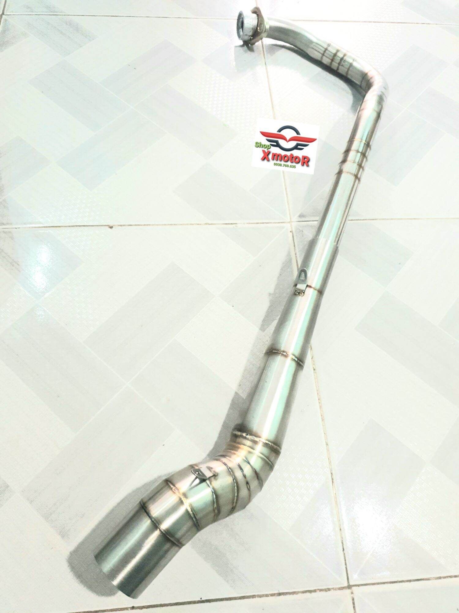 Cổ pô exciter 155 gắn pô độ