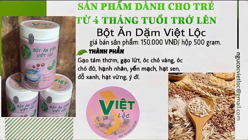[HCM]BỘT ĂN DẶM VIỆT LỘC
