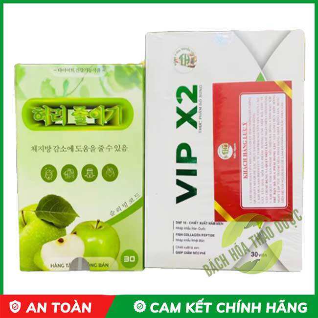 Giảm Cân Cấp Tốc Vip X2 tiến Hạnh Giảm Siêu Mạnh tặng kèm khoá cân 30viên