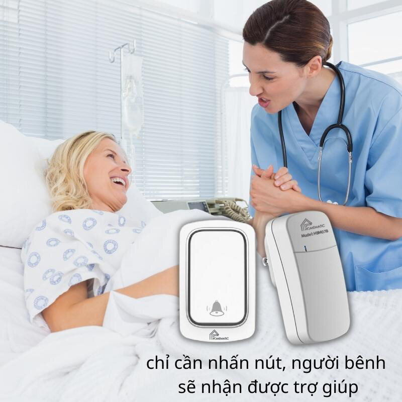 Chuông Cửa Không Dây Không Pin Homematic HBM078. 