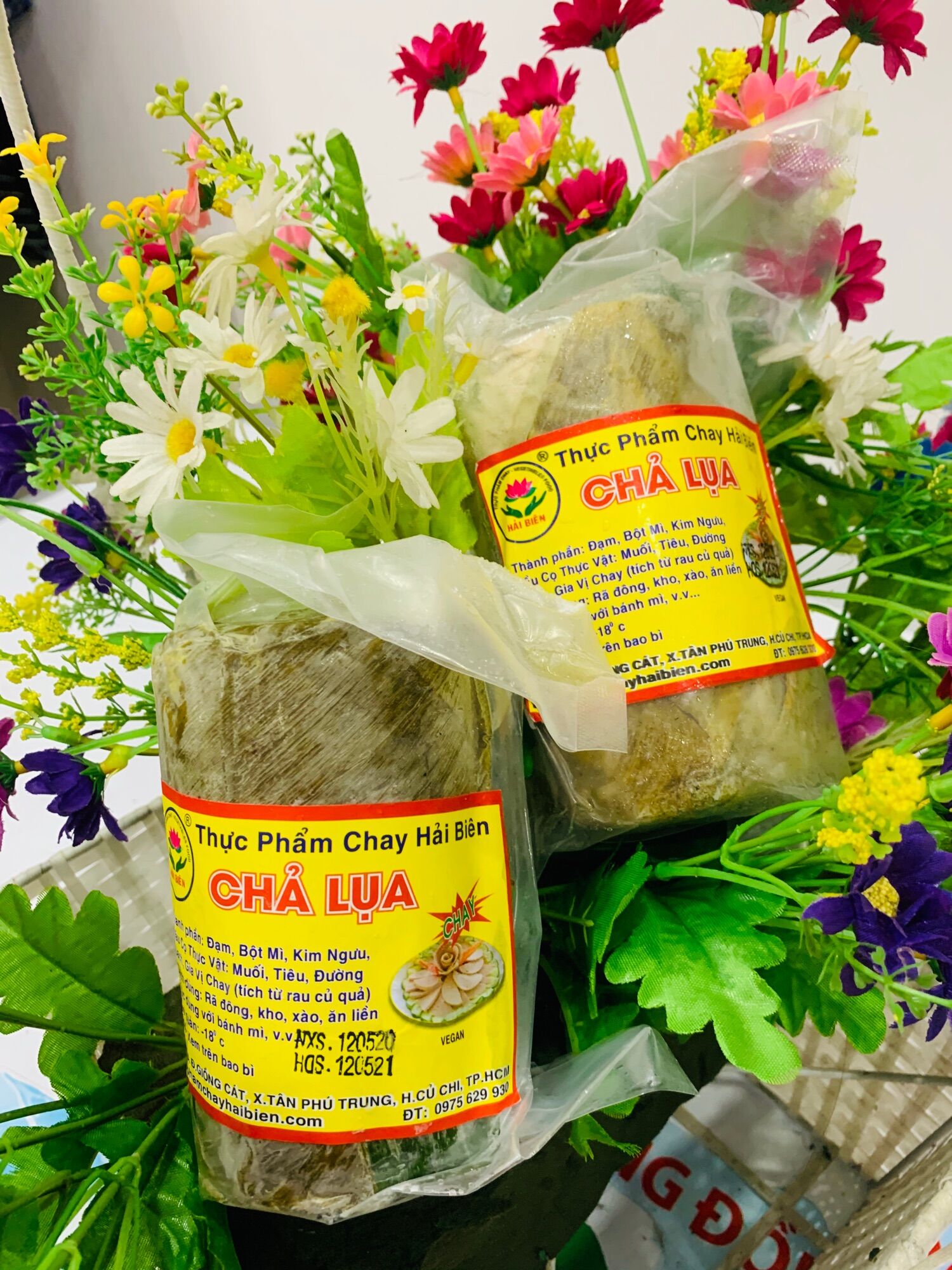 1 KG CHẢ LỤA CHAY/ Hàng lạnh chỉ bán tại HCM/ Khách đặt hoả tốc