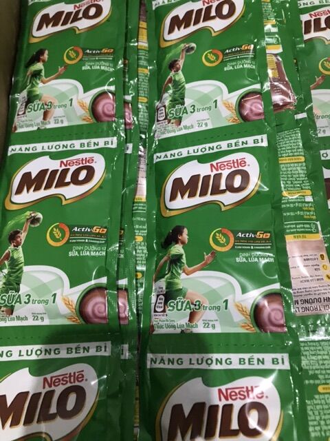 COMBO 3 DÂY SỮA MILO (10 GÓI NHỎ 1 DÂY) X 22G