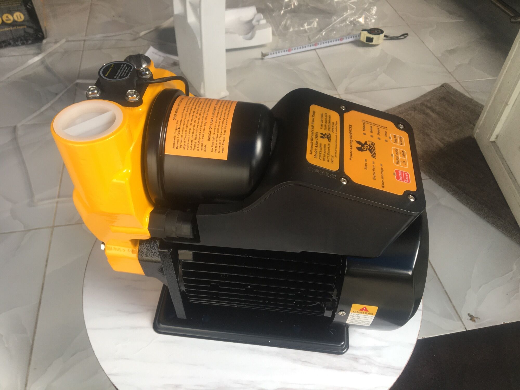Máy bơm tăng áp điện tử thông minh ASm 400 W