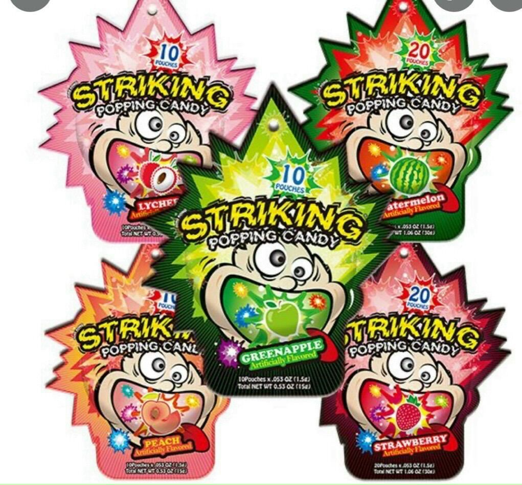 Kẹo nổ Striking Popping Hồng Kông
