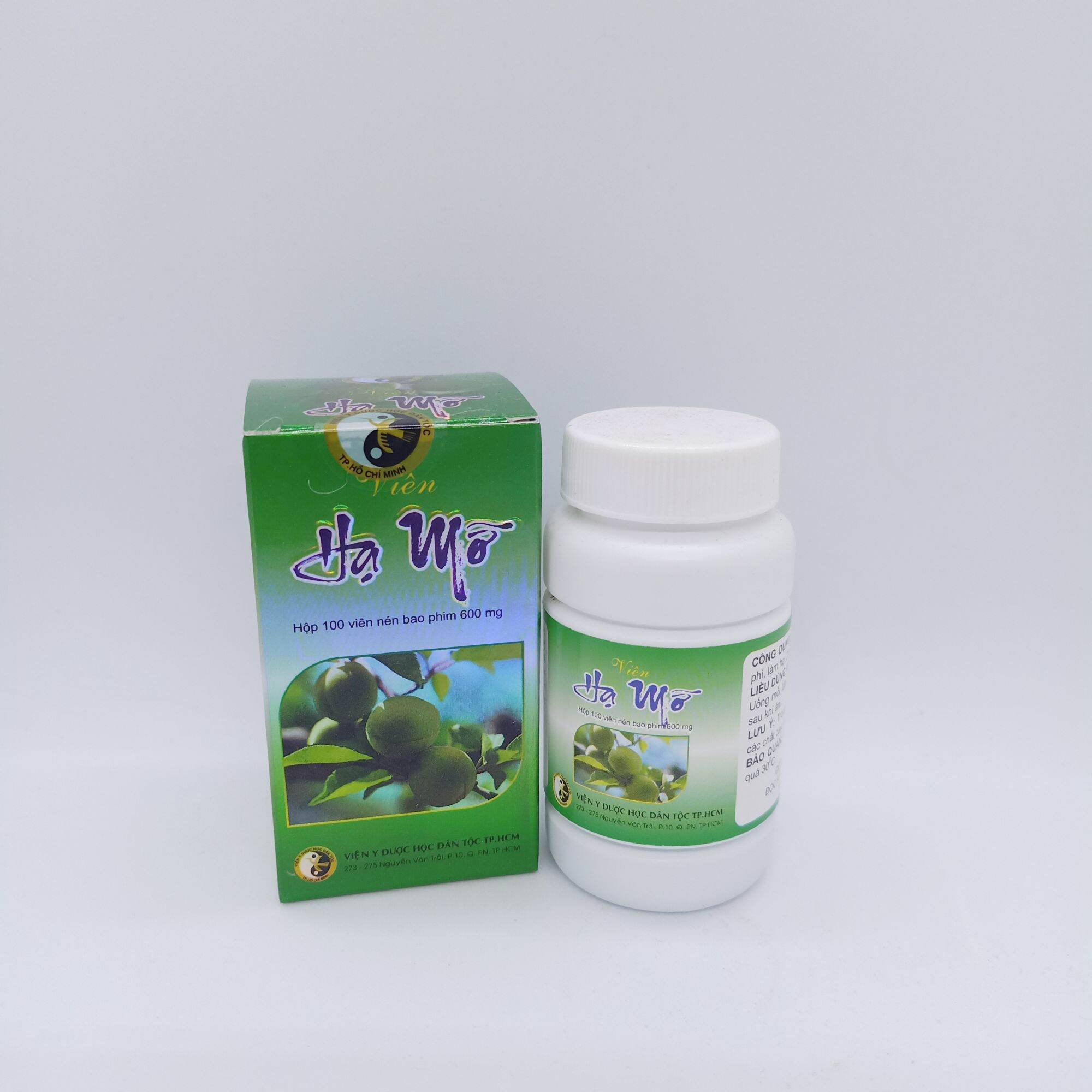 Viên hạ mỡ -chống béo phì -hạ cholesterol -triglycerid -viện ydược học dân tộc tp.hcm -hộp 100viên