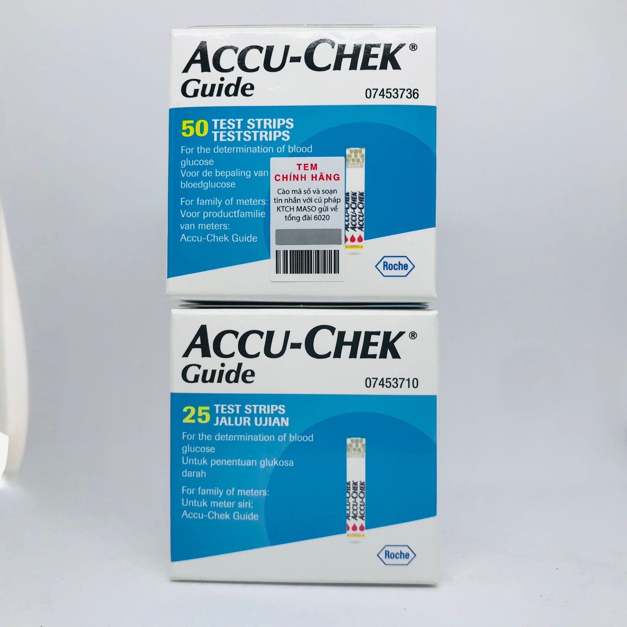 Máy đo đường huyết Accu Chek Guide ( kèm 25 que