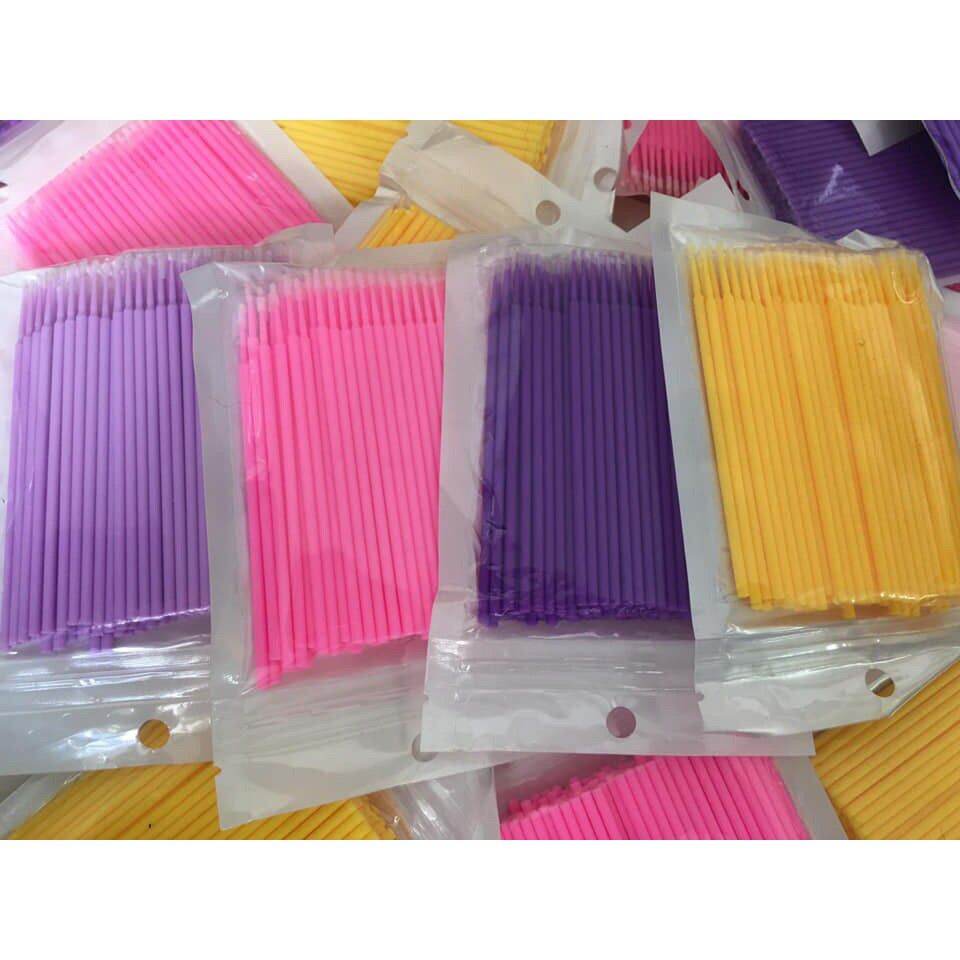 Tăm bông tháo mi (bịch 100c)