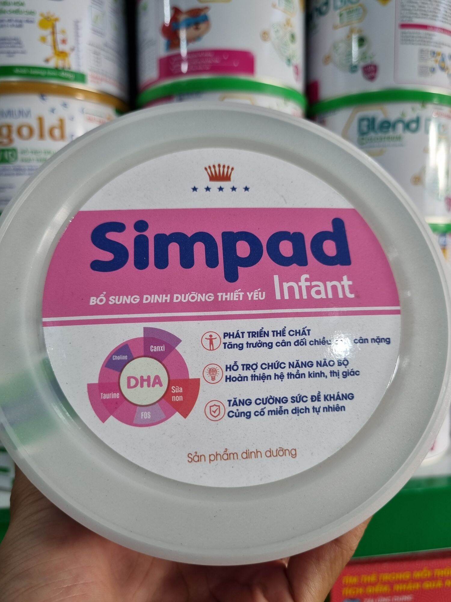 Sữa Simpad Infant 900g (0-12 tháng) date luôn mới