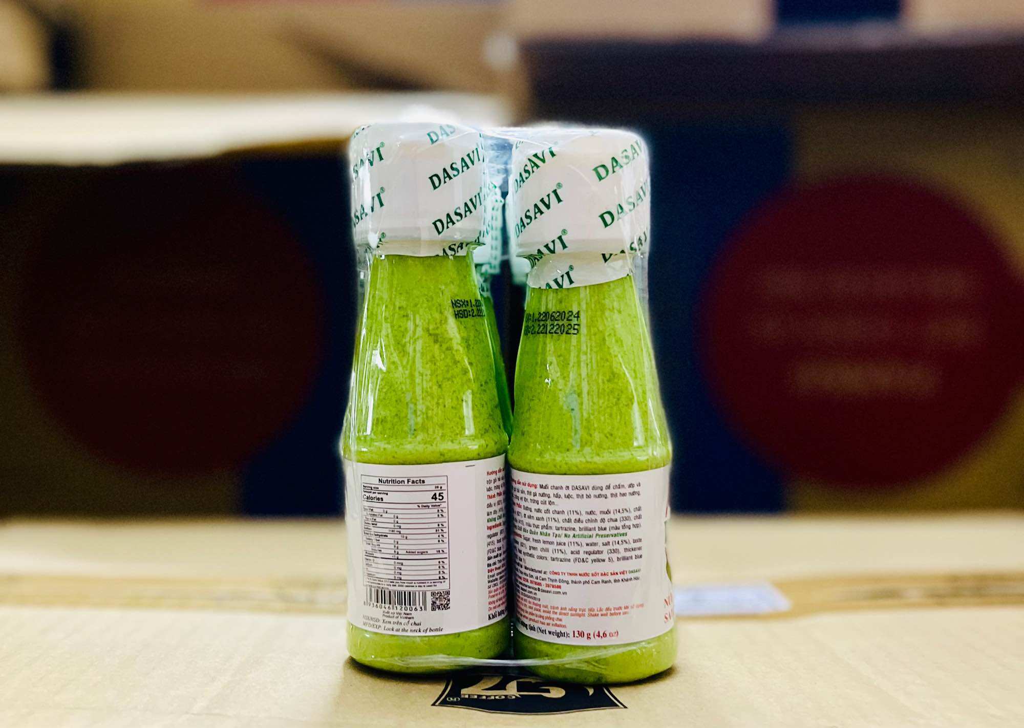 Muối chanh ớt Dasavi chai (130-260g)