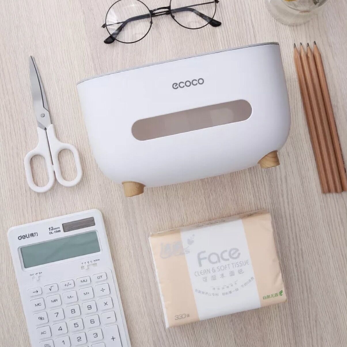 Hộp đựng giấy ăn, hộp đựng khăn giấy đa năng Ecoco - Ecoco 2009