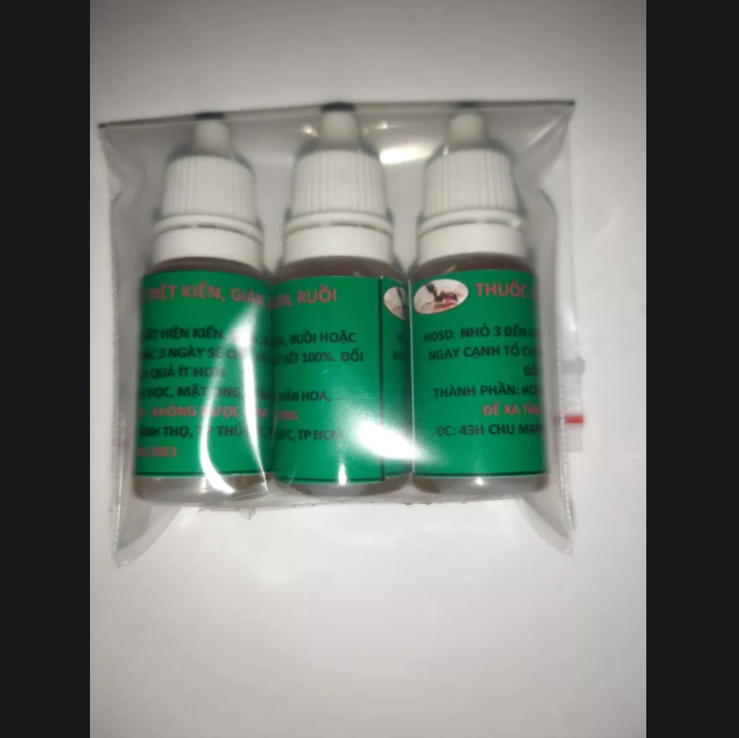 thuốc diệt kiến chai 10ml( combo 3chai)