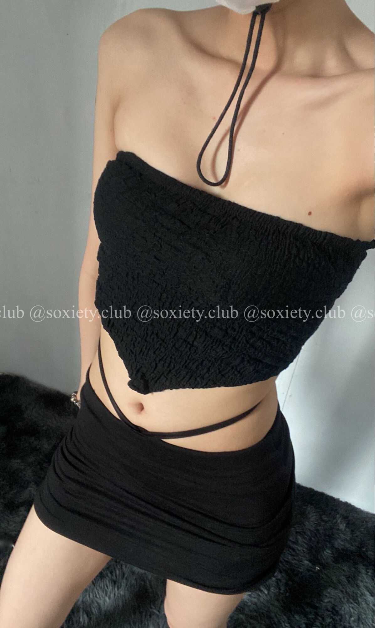 Hình thật] áo ống vạt nhọn trendy trẻ trung phù hợp mùa hè 💕 a42