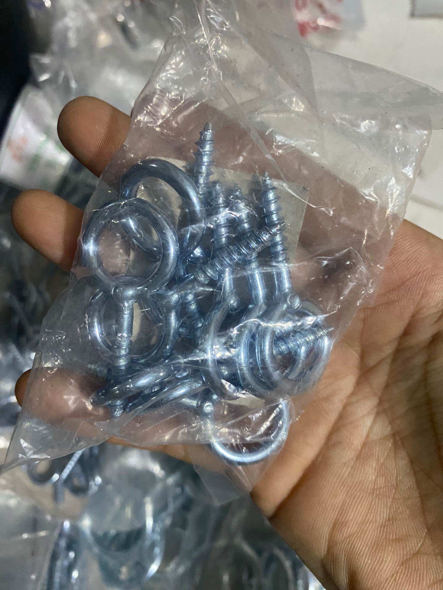 bịt 10 cái móc khoen hàn tròn