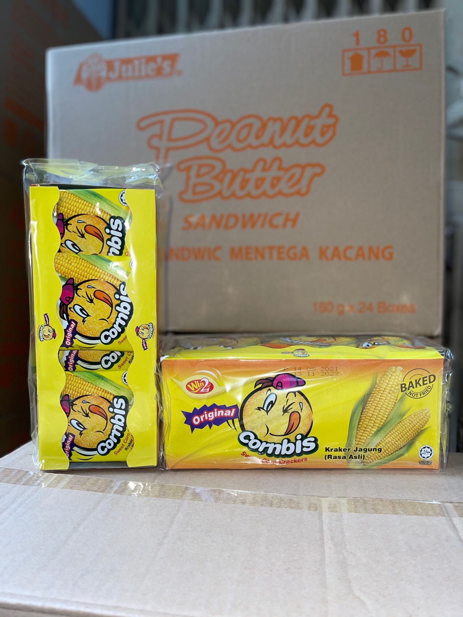 BÁNH BẮP CORNBIS WIN2 LỐC LỚN 30gói