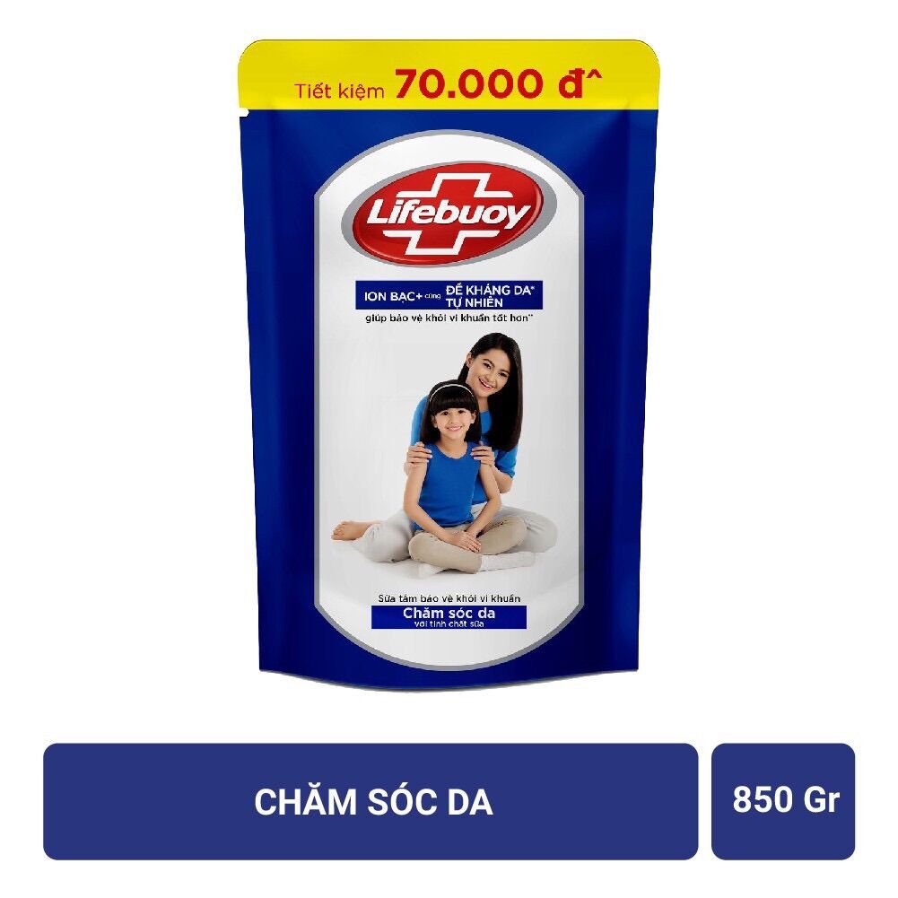 Sữa tắm Lifebuoy dạng túi 800G/850G