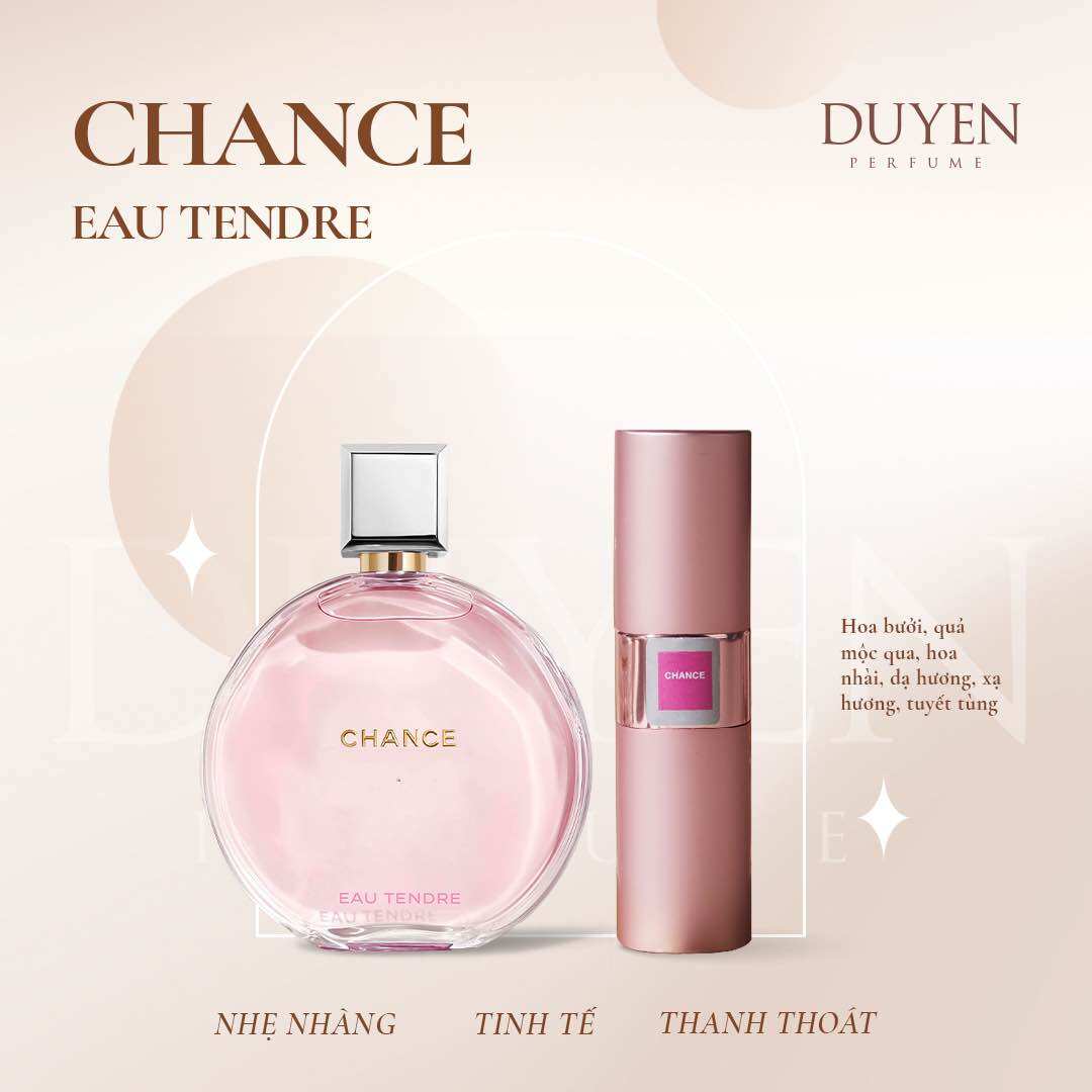 Duyenperfume - nước hoa mini 20ml nữ chance eau tendre
