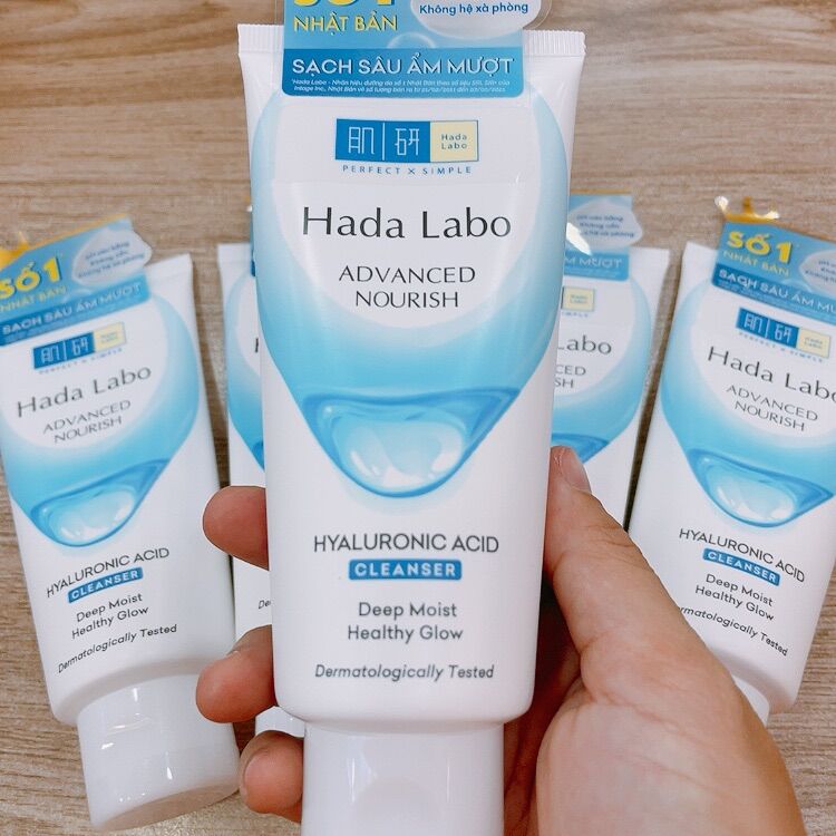 Kem rửa mặt Hada Labo Advanced Nourish dưỡng ẩm tối ưu 80g ( mẫu mới)