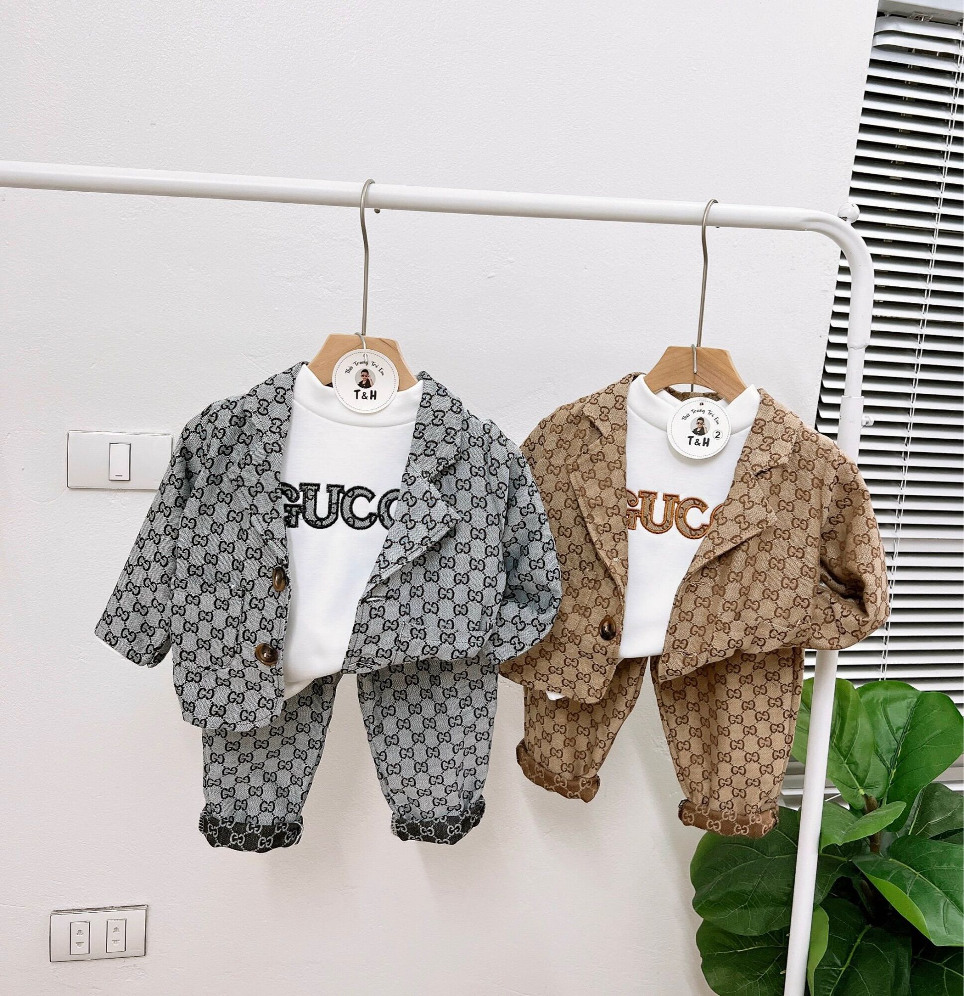 Set bộ vest 3 chi tiết cho bé trai