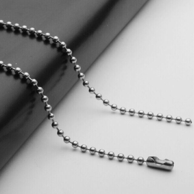 Dây bi inox làm handmade 100 dây ( 2.4mm x 10cm - 15cm )