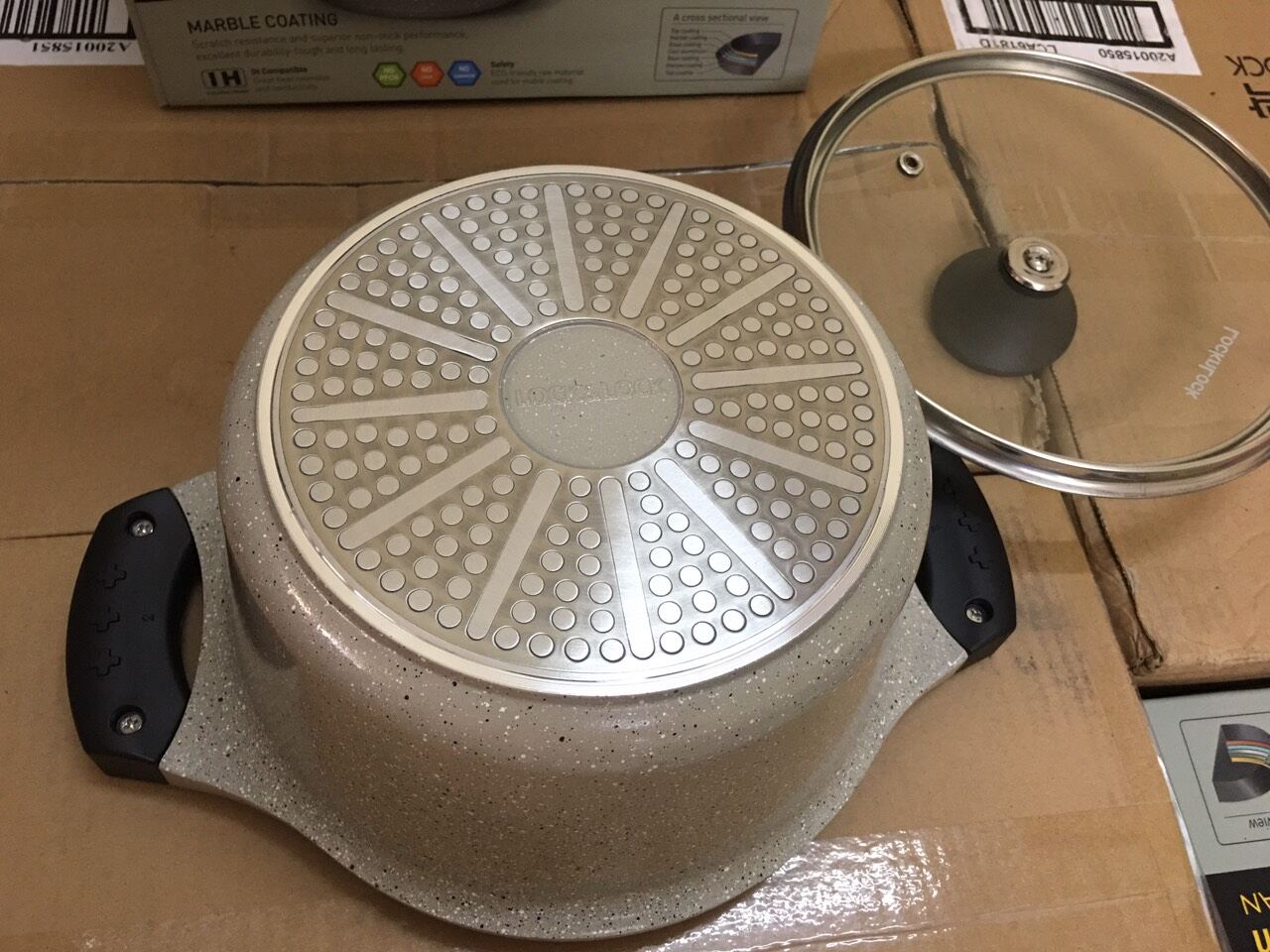 Nồi đá LOCK&LOCK Stone 20cm LCA6202