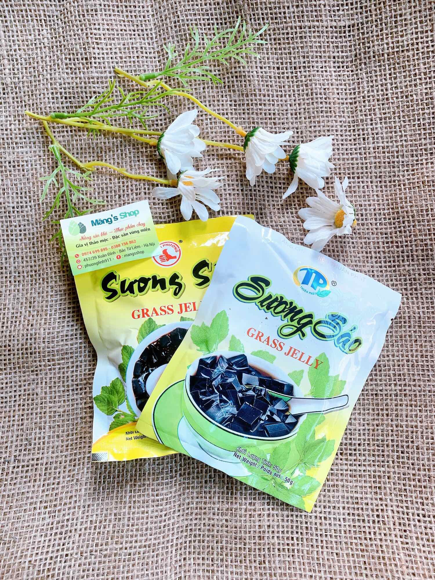 Bột sương sáo đen tuấn phương gói 50g